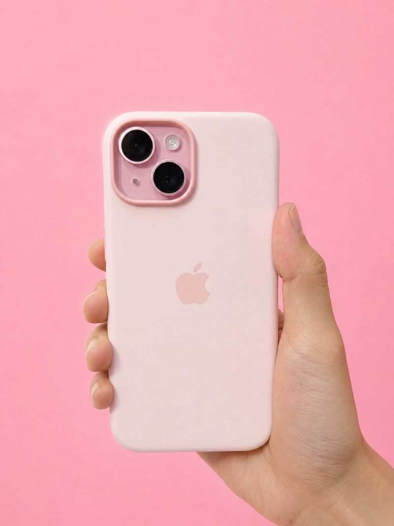 Case Magsafe Light Soft Pink iPhone 15, foto 3