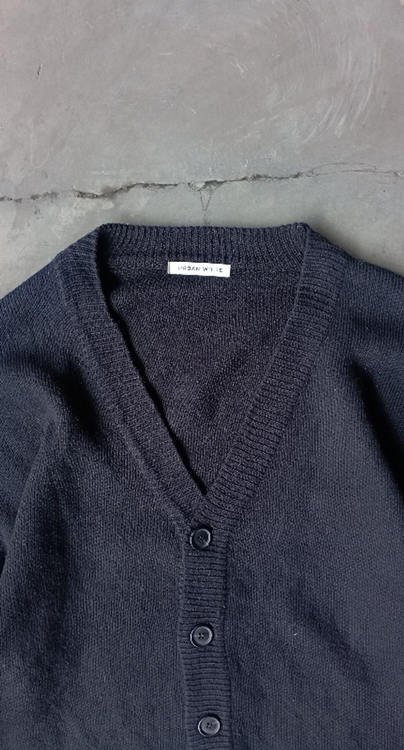 2000's Heavyweight Black Cardigan Boxy, foto 2