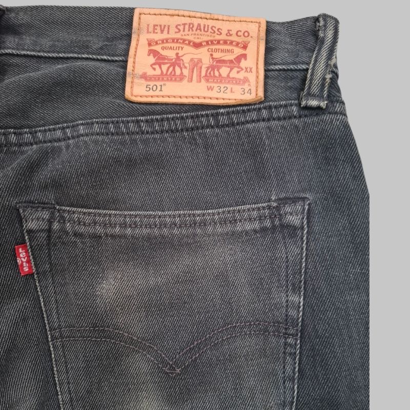 JEANS LEVIS 501 DARK GREY, foto 5
