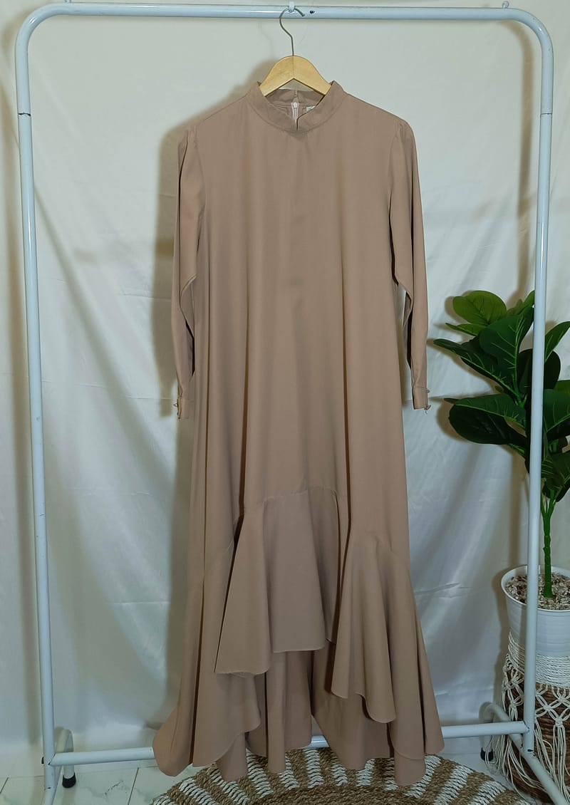 Maxi dress Wanita tan, foto 2