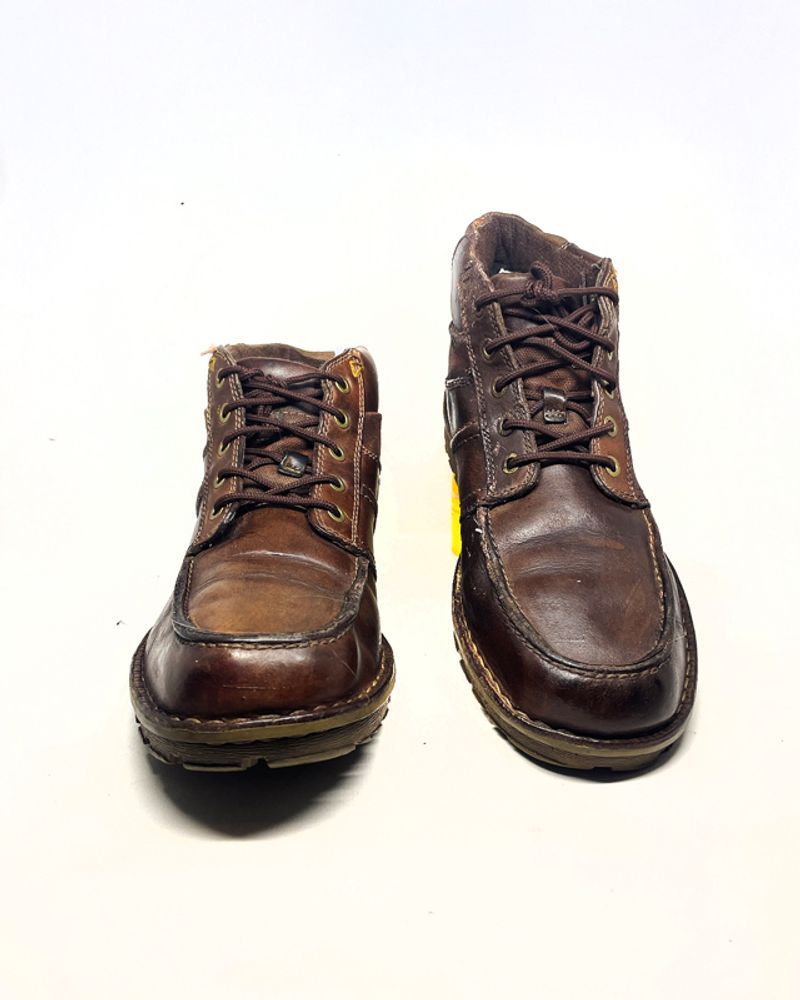 CLARKS Moctoe Boots Kulit Size 41,5, foto 2