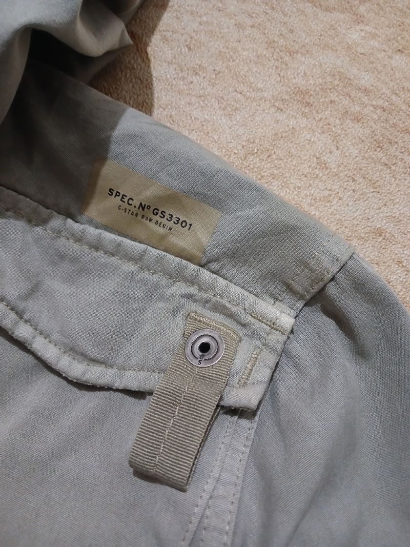 G star raw kanvas jaket army second original, foto 6