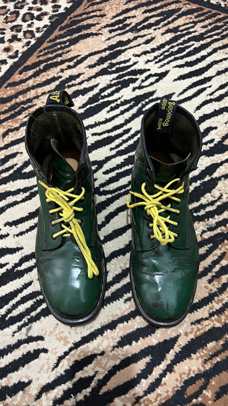Dr martens 1460 green smooth, foto 5