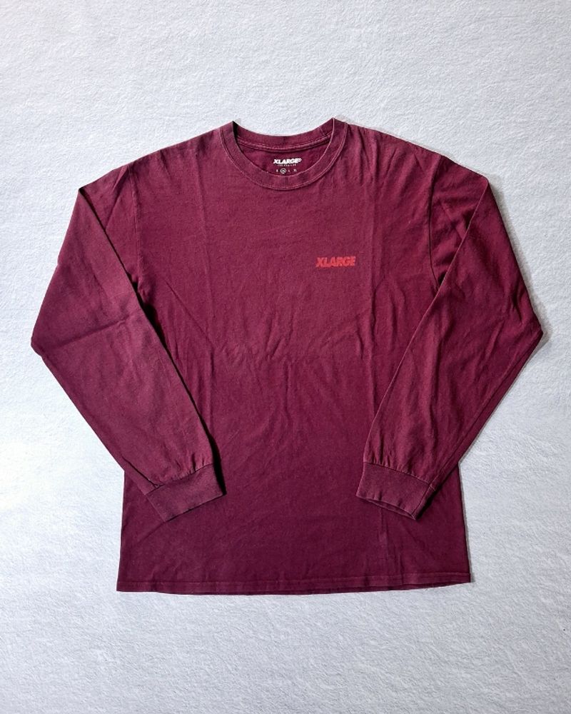 XLARGE CLOTHING MAROON LONG SLEEVE, foto 3