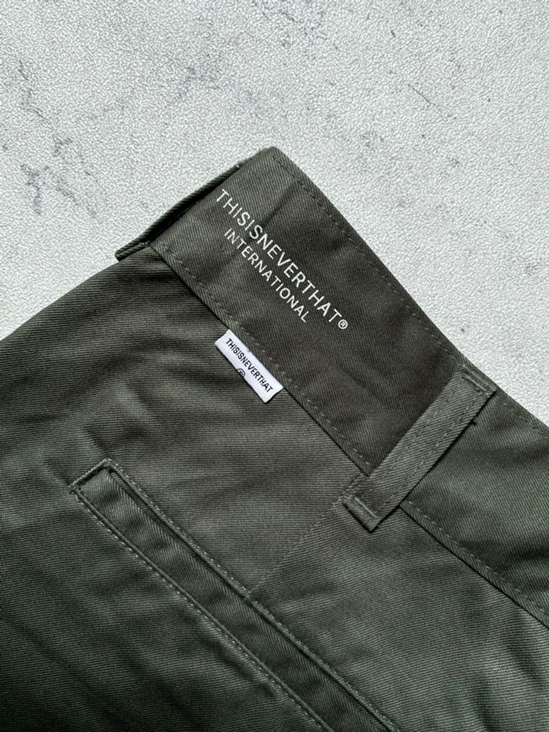 THISISNEVERTHAT OLIVE GREEN WORK PANT, foto 7