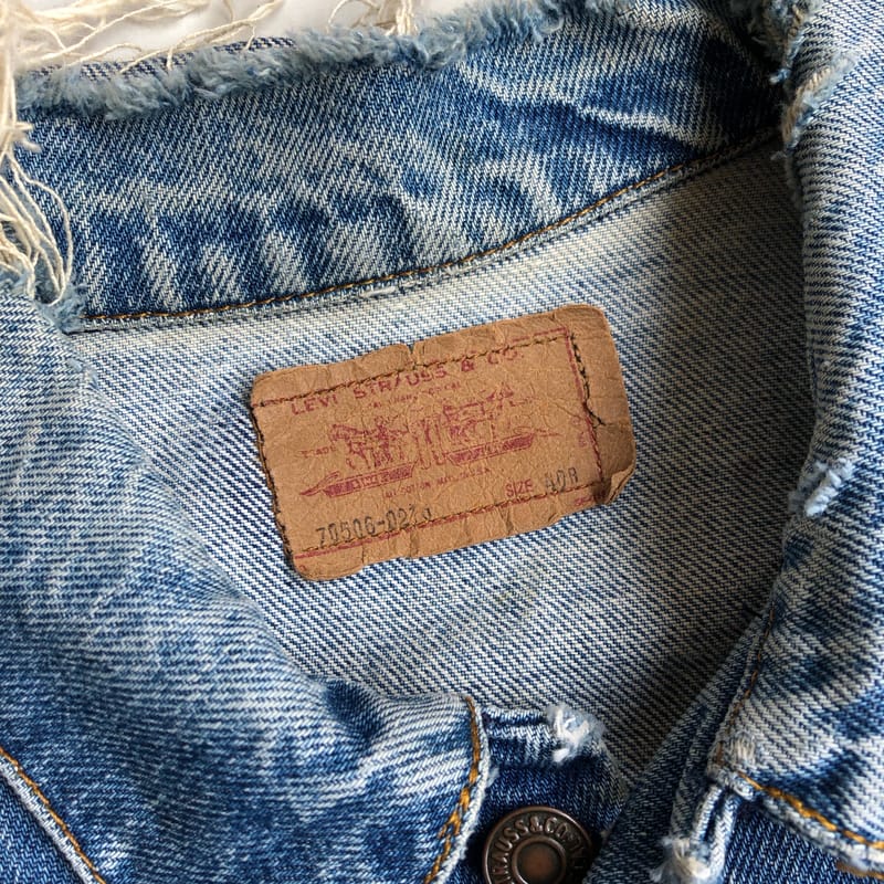 Levi's Vintage Denim jacket Pria white blue, foto 3