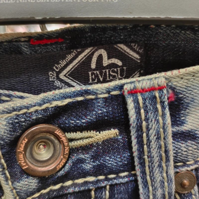 Evisu Avant Garde Jeans Pria multicolor white, foto 5