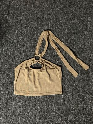 no brand tank top brown