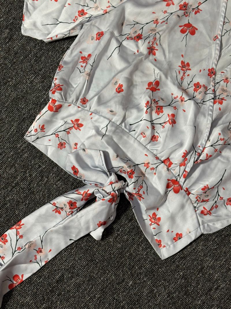 floral wrap top, foto 3