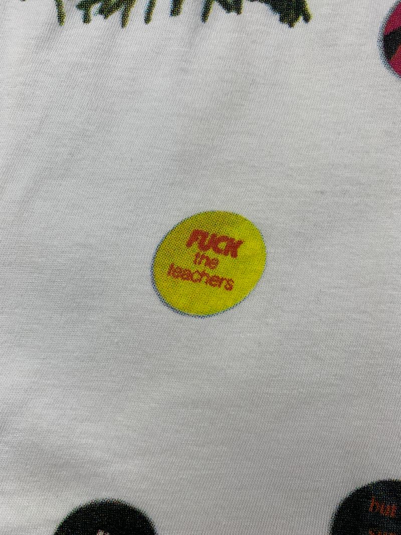 2000s SODA Japan White Pin and Patch Tee (S), foto 3