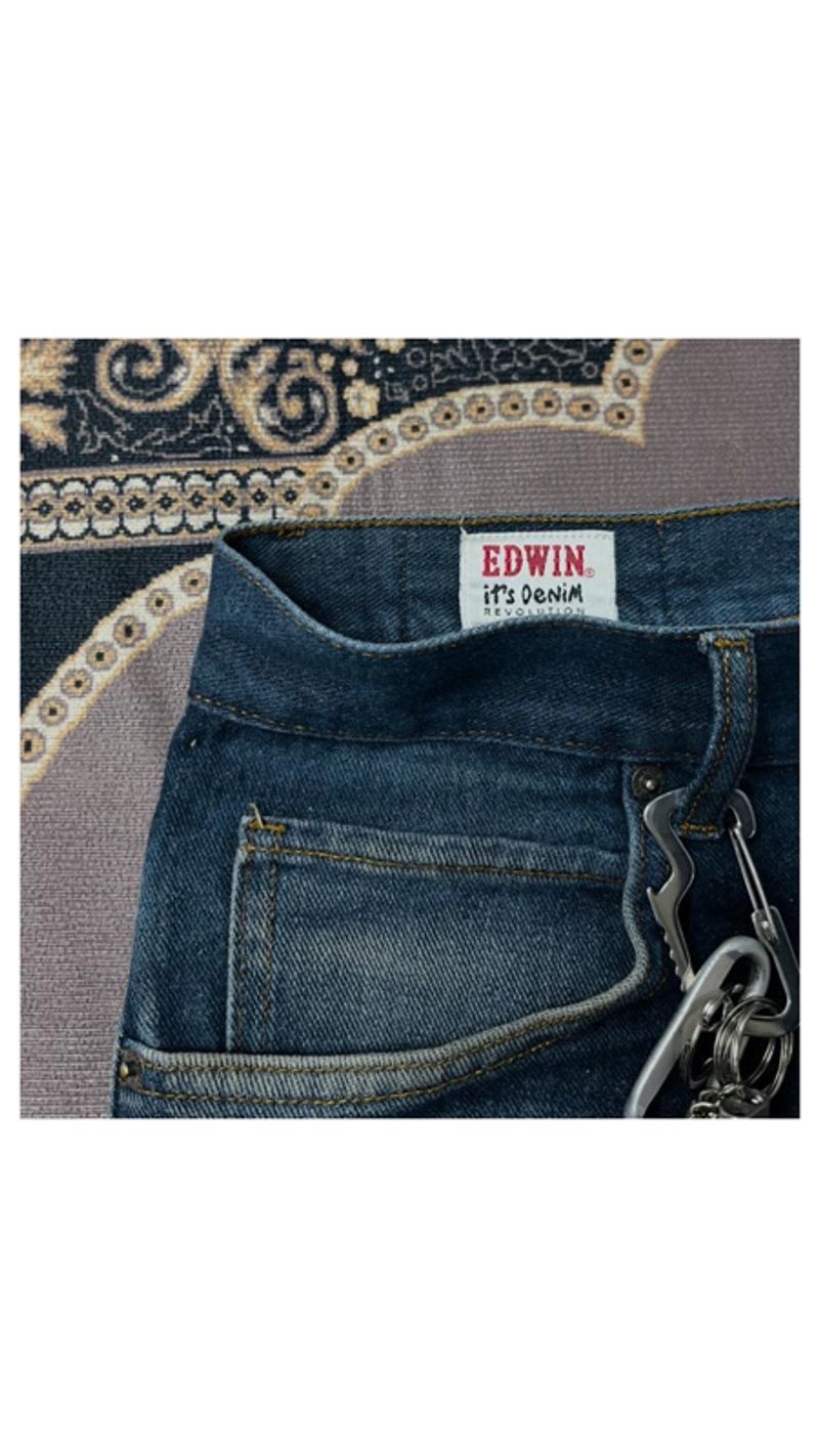 Edwin blue trip fading loose jeans, foto 5