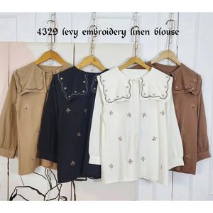 LEVY EMBROIDERY BLOUSE LD 96 | ATASAN WANITA LINEN BORDIR