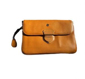 papillon leather bag yellow original