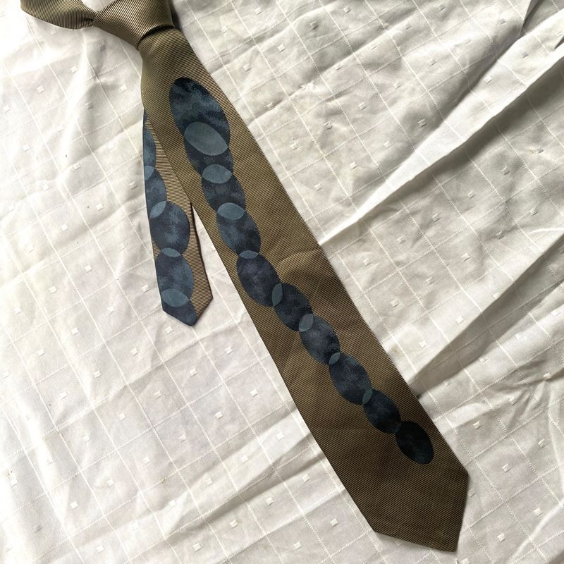 Jane Paris Olive Silk Twill Tie — Dasi, foto 3