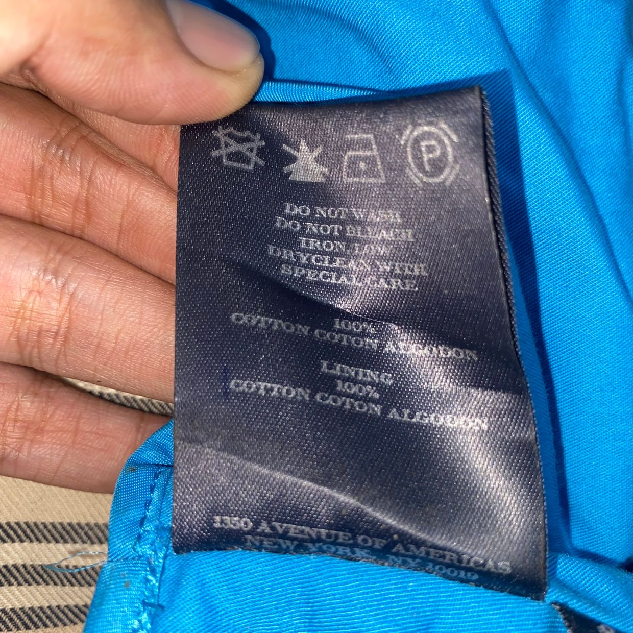 Jacket Burberry Made in USA Tagged, foto 6
