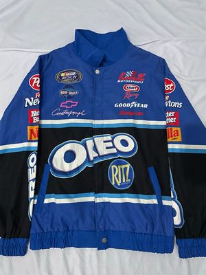 Jacket Nascar Oreo Blue Katun