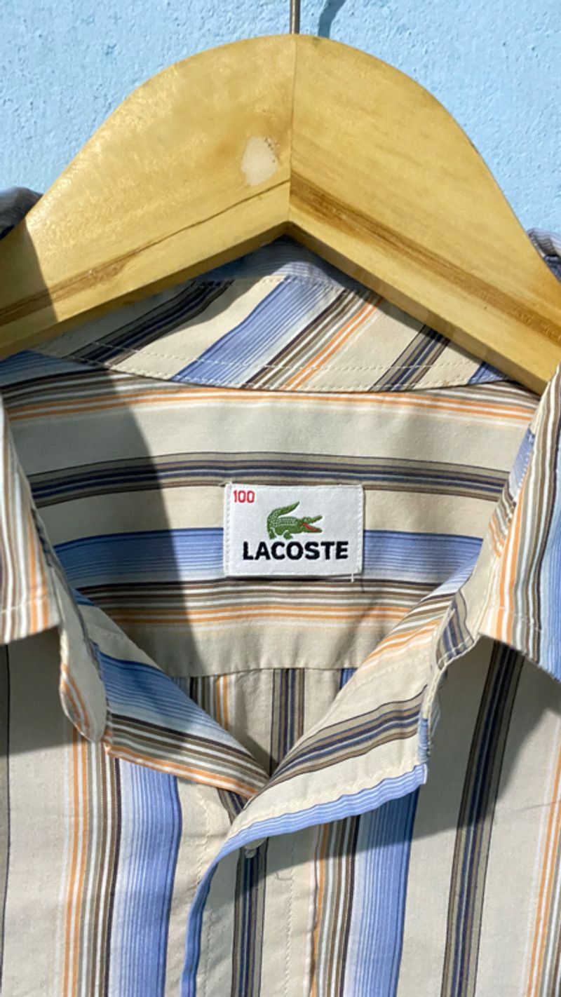 kemeja lacoste strips, foto 2