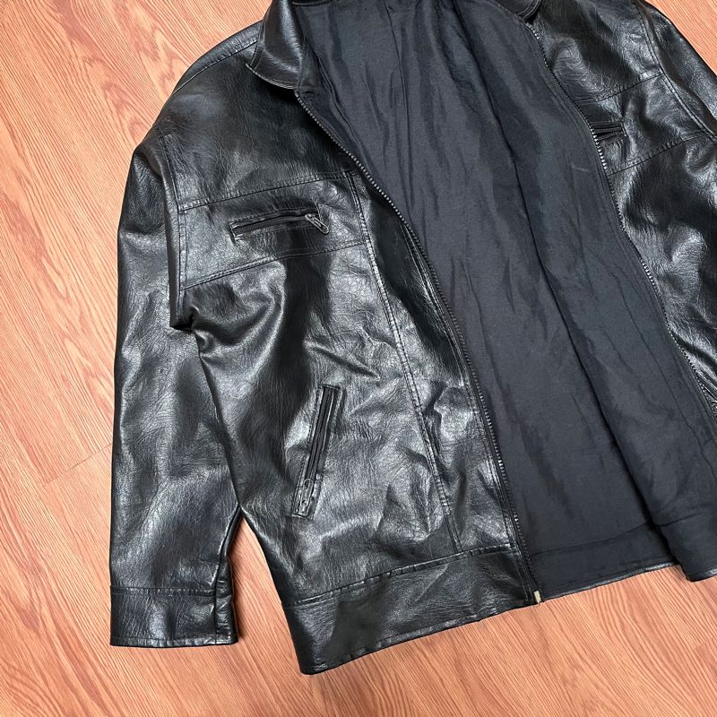 Jaket kulit Leather jacket DELUXE SEIKO, foto 4