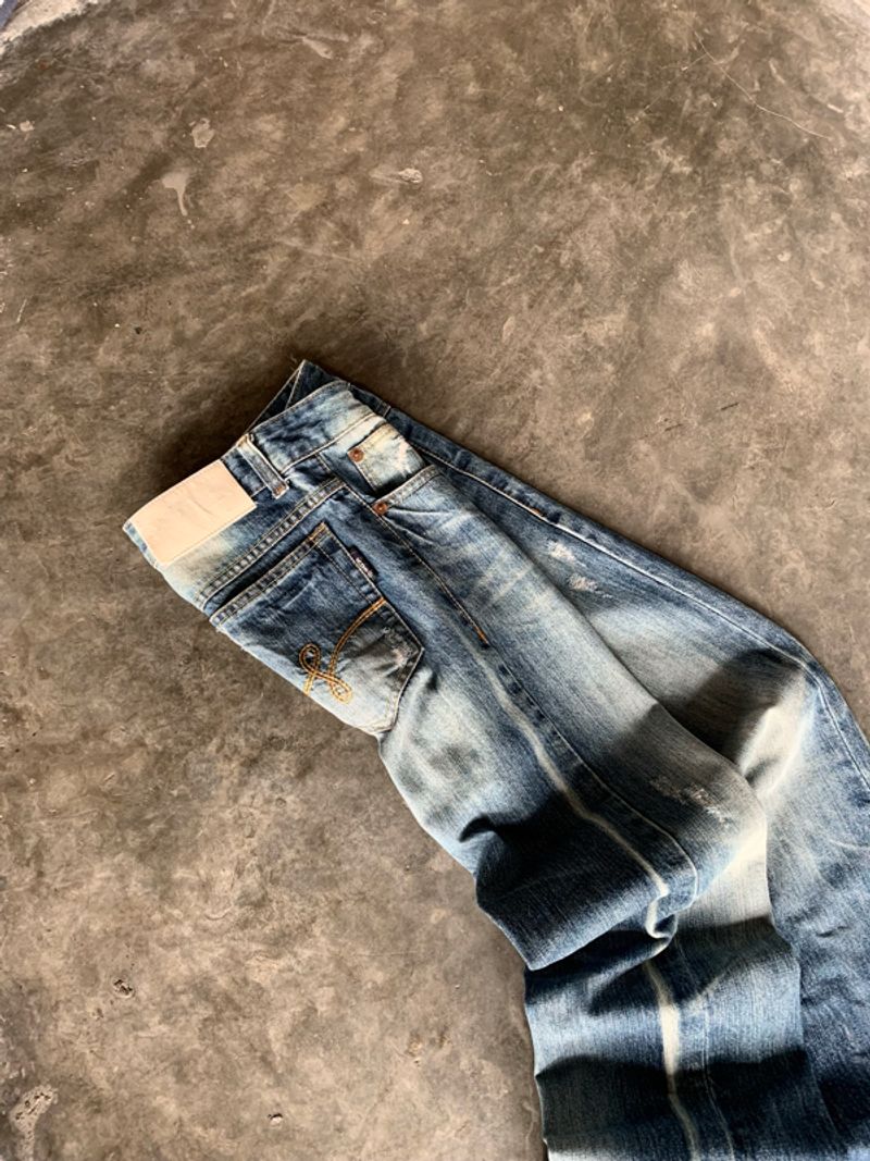 FADING BLUE WASHED JEANS, foto 8