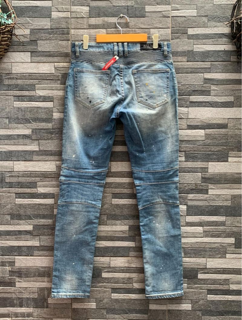 Balmain Paris Bikers Denim Pants, foto 10