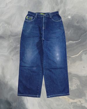 Celana Baggy Carpenter Y2K Vintage Jeans Gombrong FOX Racing