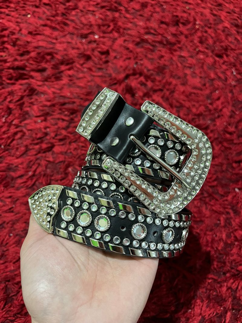 Y2K belt rhinestone, foto 6