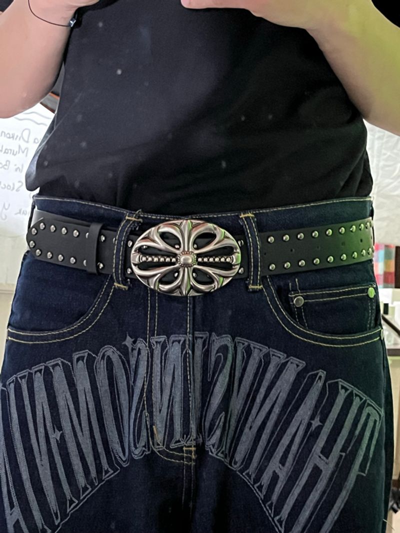 alternatif chrome hearts belt, foto 9