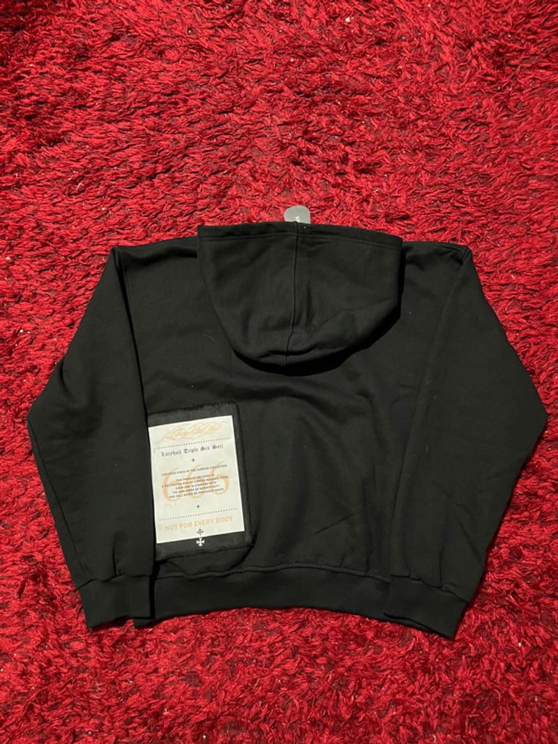 boxy hoodie cursive size M new fullset, foto 2