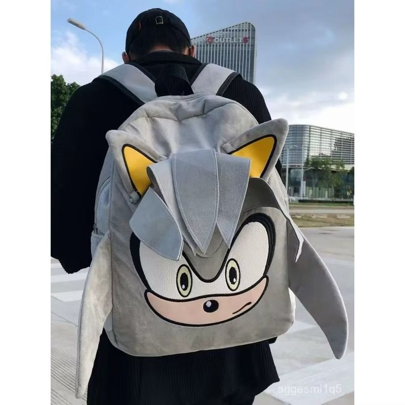 y2k backpack sonic grey, foto 10