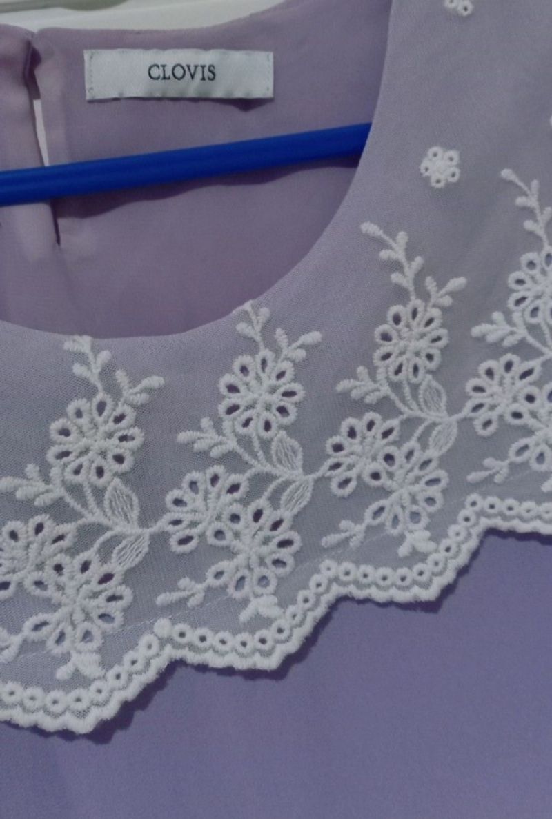 Clovis lilac lace blouse, foto 2