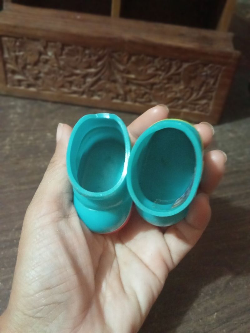 Sepatu biru untuk melchan doll, foto 3