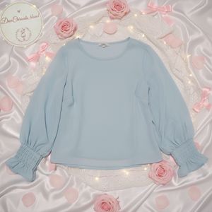 atasan wanita baby blue