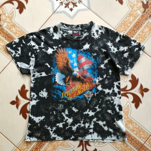 Biker T-shirt Pria black