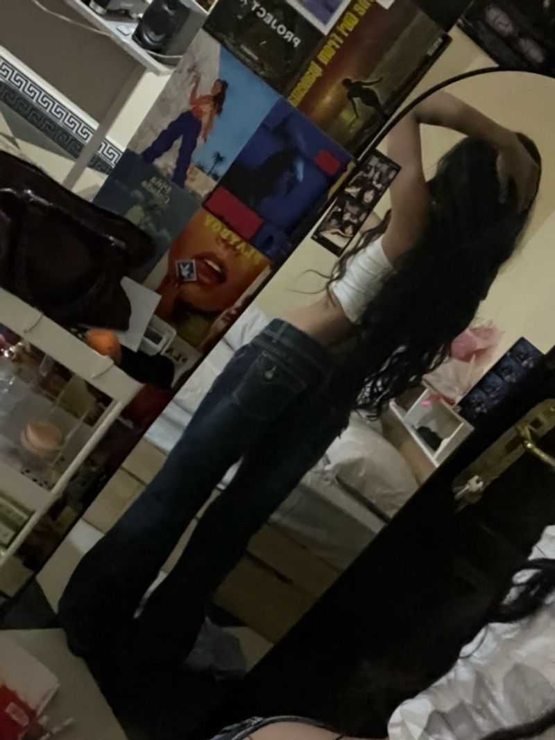 Dark wash jeans y2k, foto 4