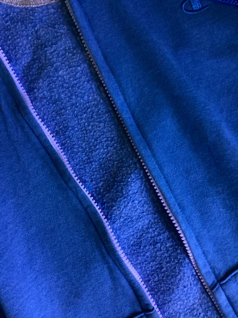 Hoodie Zipper Blue Ch4mpi0n 3co 4unthentic Basic, foto 6