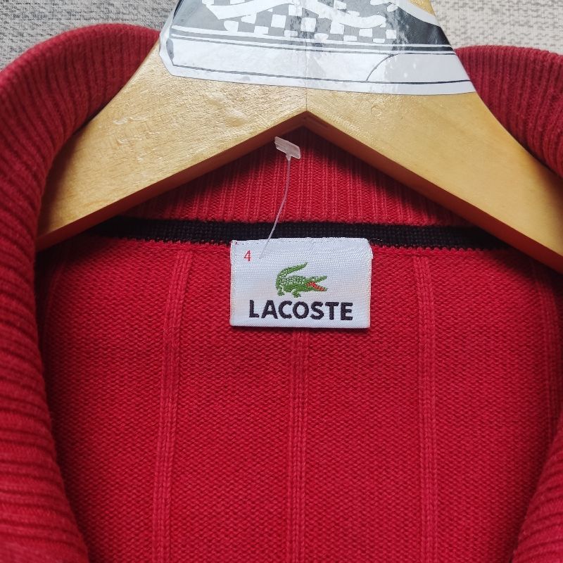 Knitwear Lacoste Red colour Size No.4, foto 8