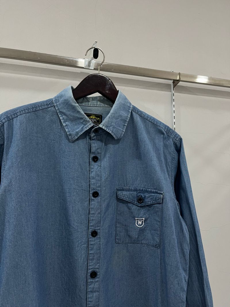 Wtaps Denim W Logo Bordir, foto 3