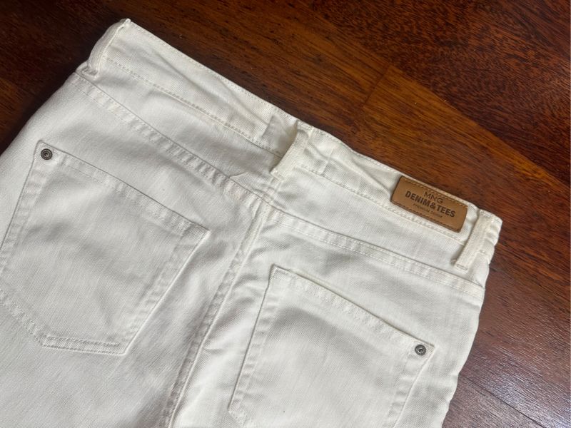 Mango | Mid-Rise White Jeans, foto 4