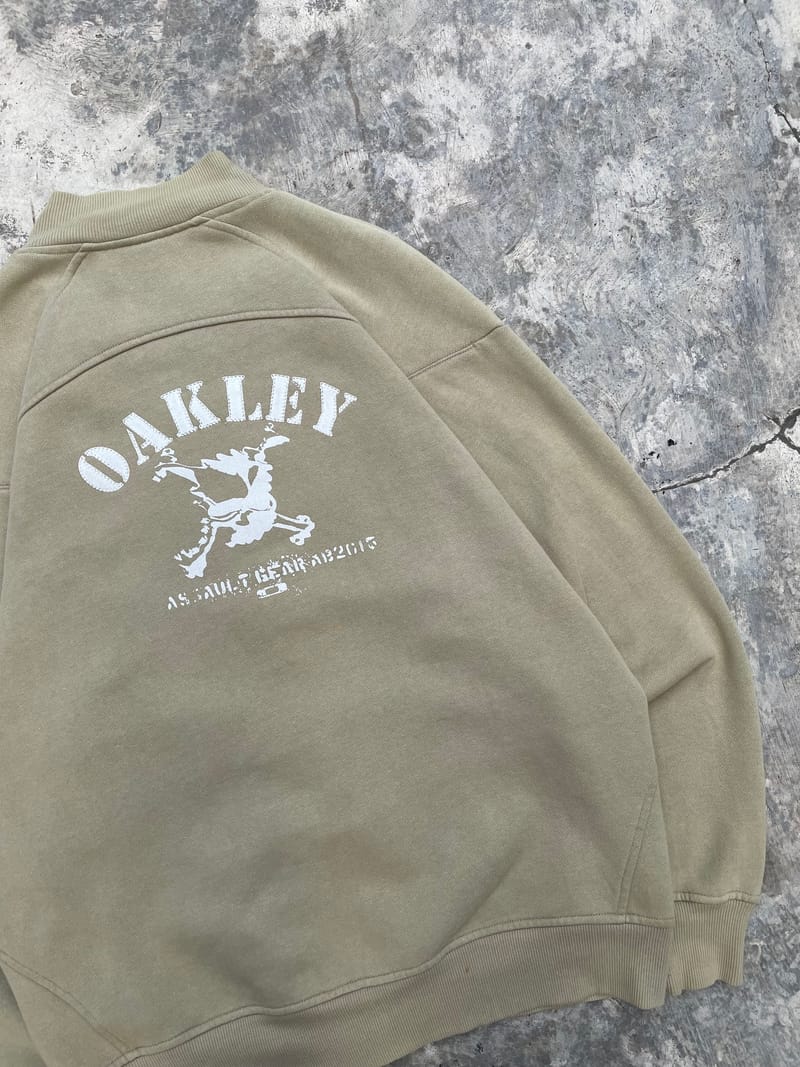 Oakley Vintage Sweater Pria tan, foto 2
