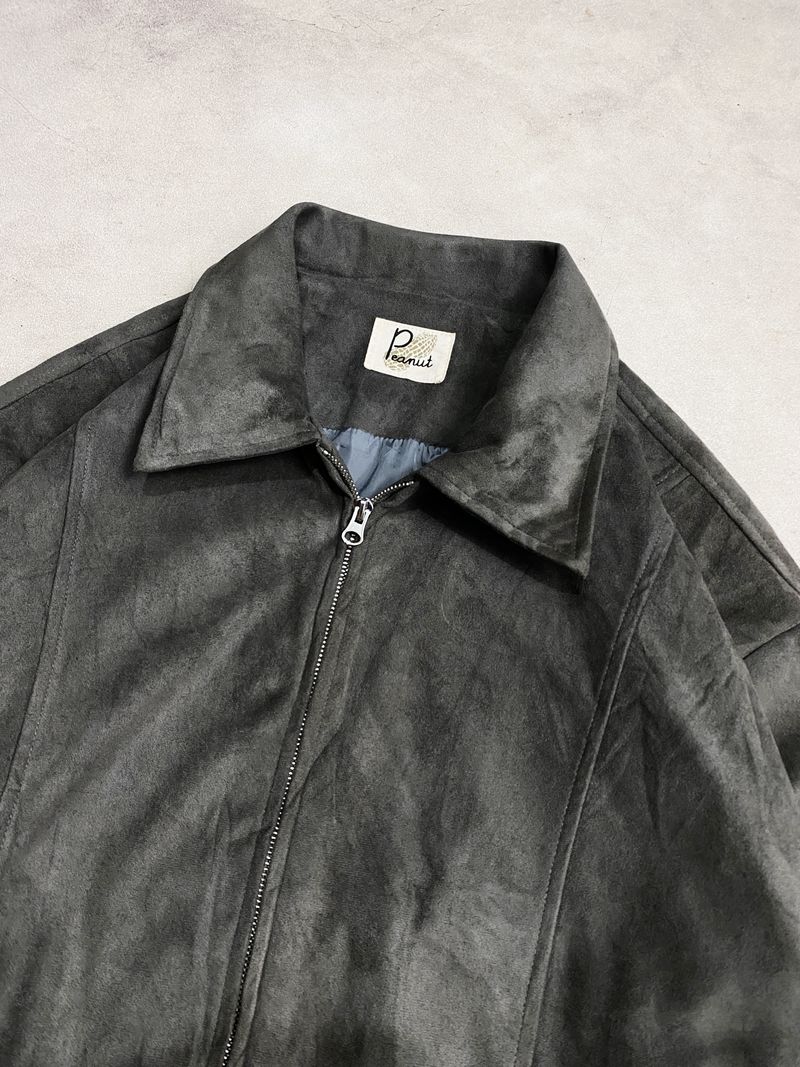 Peanut Suede Double Zip Blouson Harington Casual Work Jacket, foto 5
