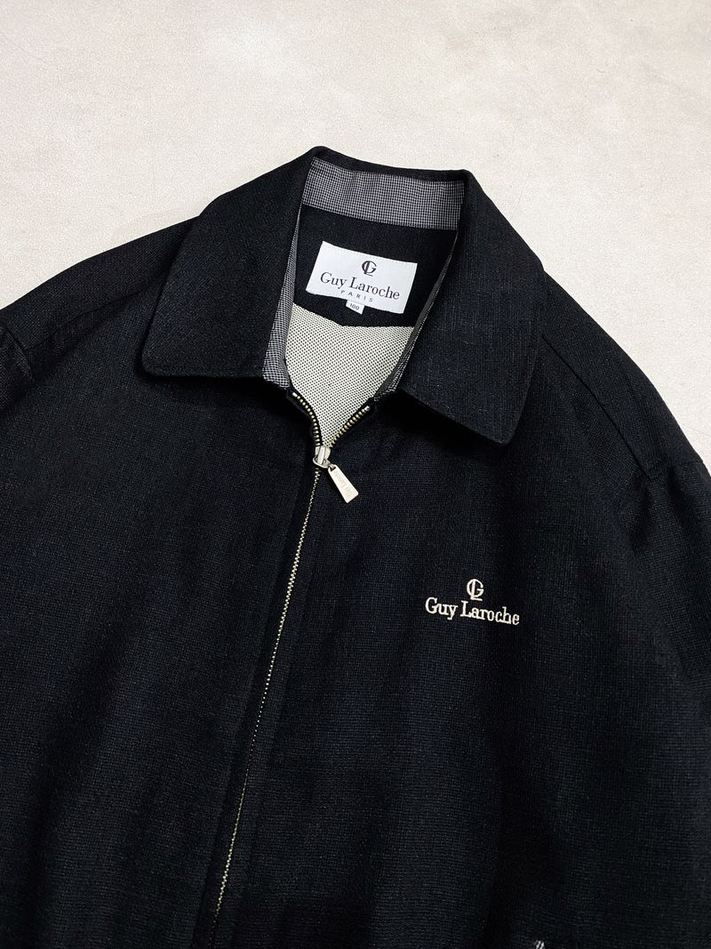 Guy Laroche Harrington Casual Work Jacket Boxy Bomber Flight, foto 3