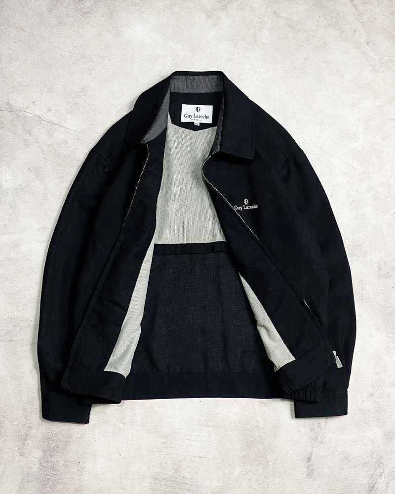 Guy Laroche Harrington Casual Work Jacket Boxy Bomber Flight, foto 5