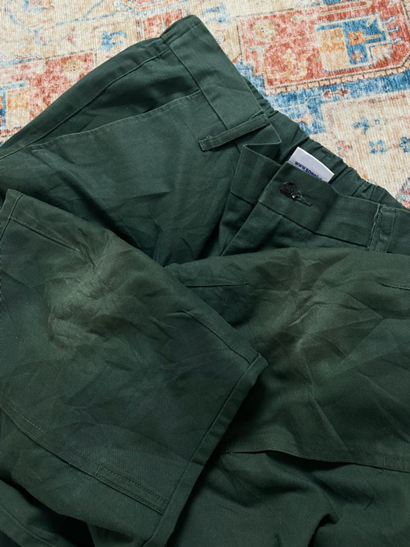 CARGO PANTS SWEAR GREEN DOBLE KNE, foto 7