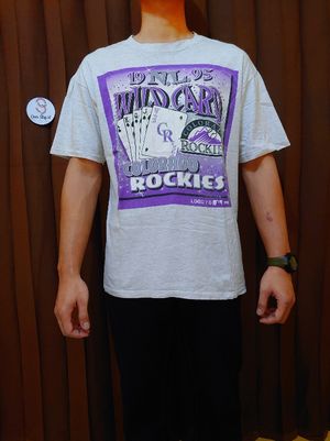 Vintage 1995 Colorado Rockies - Oneita Tag Colorado Rockies