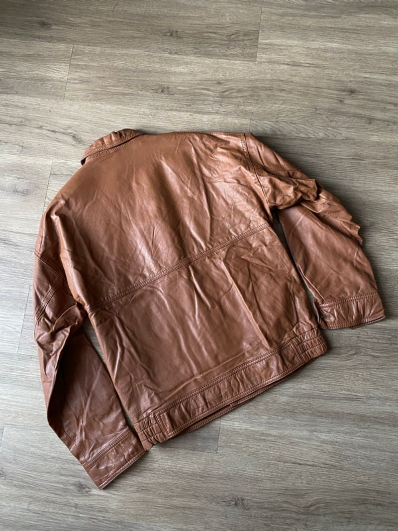 ROBO BAHRON TOKYO LEATHER BOMBER JACKET, foto 7