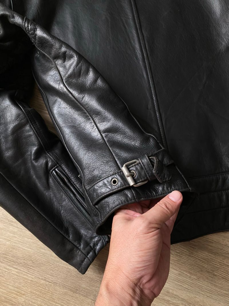 MAXLER LEATHER CAFERACER JACKET | BIKER | OUTER, foto 6