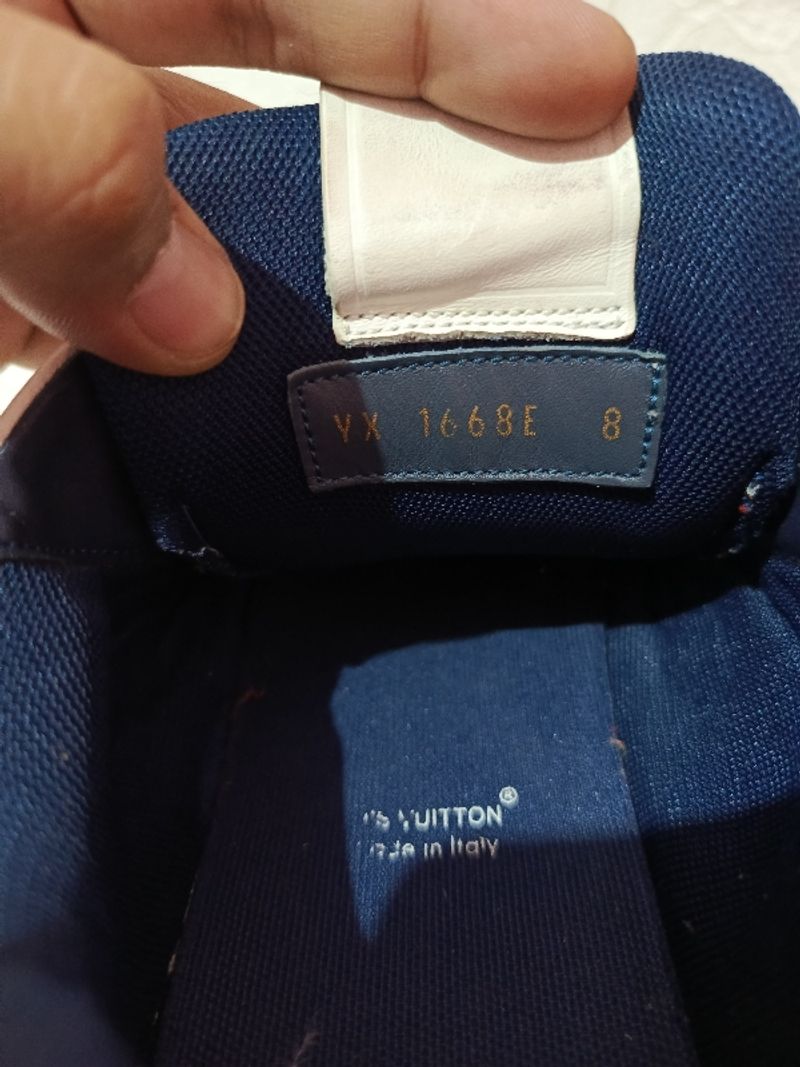 Louis Vuitton Trainer White Navy, foto 5