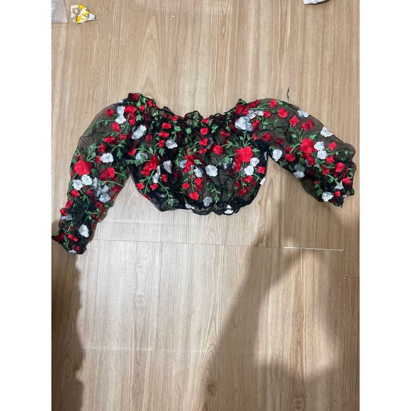 Floral Off Shoulder Top, foto 2