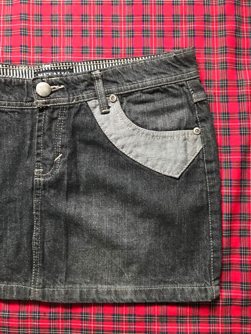 Y2k Distressed Mini Skirt, foto 3