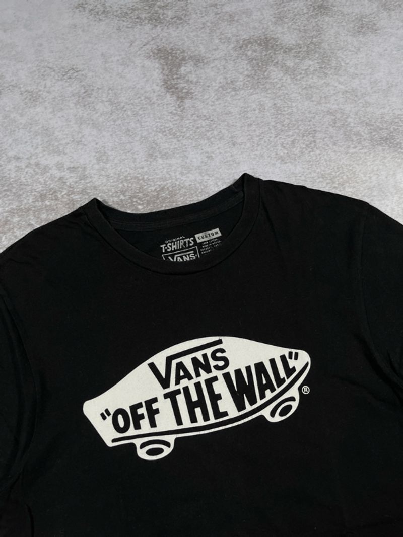 Kaos Vans Classic Biard Logo Black, foto 3